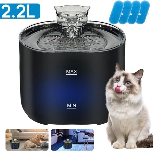 Automatic Cat Water Fountain 2.2L