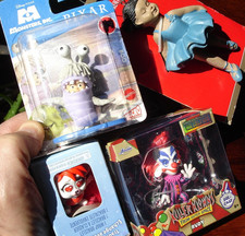 toy LOT stocking stuffer Jada Killer Klown RUDY ornament Pixar Boo Monster Bogie