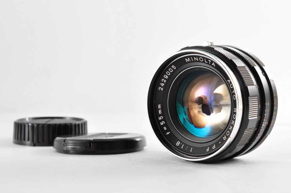 Minolta Rokkor PF 55mm Focal f/1.8 Camera Lenses for sale | eBay