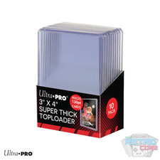 Ultra PRO 3" x 4" Super Thick 130PT Toploaders