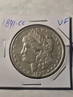 1891-CC Morgan Silver Dollar $1 Very Fine Condition Original Low Mintage-