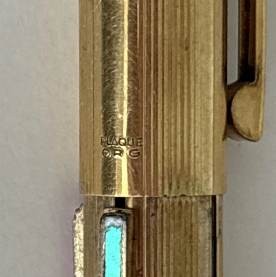 WATERMAN QUATTRO GOLD PLATED 4 COLORS BALLPOINT PEN VINTAGE Plaque GR-G - image 4 of 4