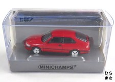Diecast Mini Car 1/87 Saab 900 Turbo 16S Aero Coupe 1987 Red Minichamps Mint