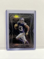2024 Panini Obsidian #127 Aaron Jones International Black Pulsar Vikings