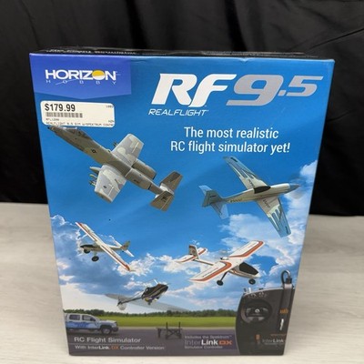 RealFlight RF 9.5 RC Flight Simulator Spektrum Interlink DX Simulator Controller