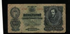 20  PENGO  VG   BANKNOTE  FROM   HUNGARY  1930   PICK-97