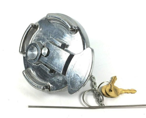 Lever Style Locking Aluminum Silver Truck Fuel Cap PB1L