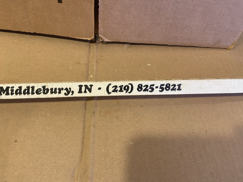 VINTAGE COACHMEN, VIKING, ROVER TRAILER WOOD WALKING YARD STICK MIDDLEBURY,IN. - Picture 5 of 17