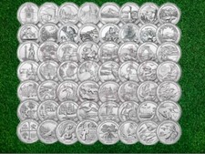 2010 - 2021 COMPLETE 158 PDS National Park Uncirculated Quarter Set