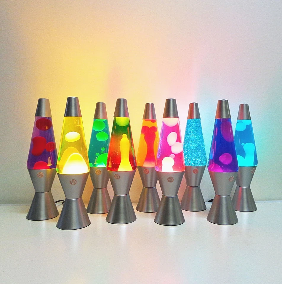 NEW Lava Lamp 37 cm Silver Base [RM-KM802*] Varies COLORs Party Night Light - image 2 of 4