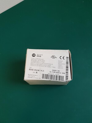Neu Allen Bradley 855E-B24TA3 SOUND MODULE BLACK 50 MM STACK LIGHT