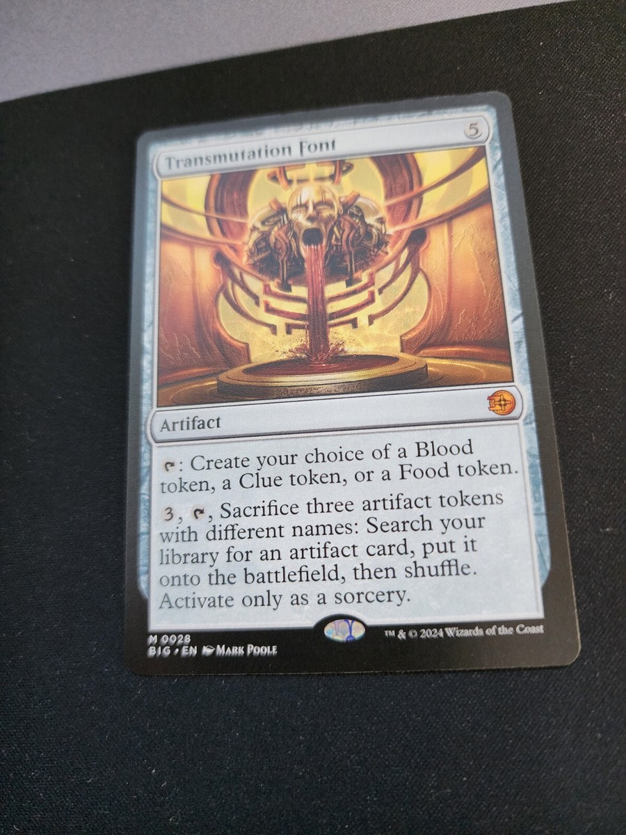 Transmutation Font - 28 - BIG - NM - MTG - Magic the Gathering | eBay Transmutation Font - 28 - BIG - NM - MTG - Magic the Gathering | eBay