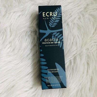 ECRU New York Acacia Protein BB Cream Hair Beauty Balm 4.2oz Paraben Free New