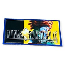 Sony PlayStation 1 PS1 Final Fantasy IX 9 F Vintage VTG 2000 Memory Card Sticker