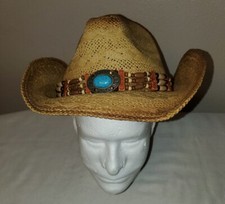 Queue Essentials Cowboy Cowgirl Straw Hat