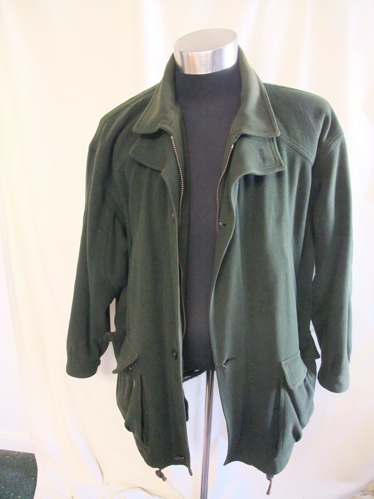 ALTRA Cappotto corto uomo Bugatti taglia M EUR 44 reg lunghezza 33" verde pura lana 0248