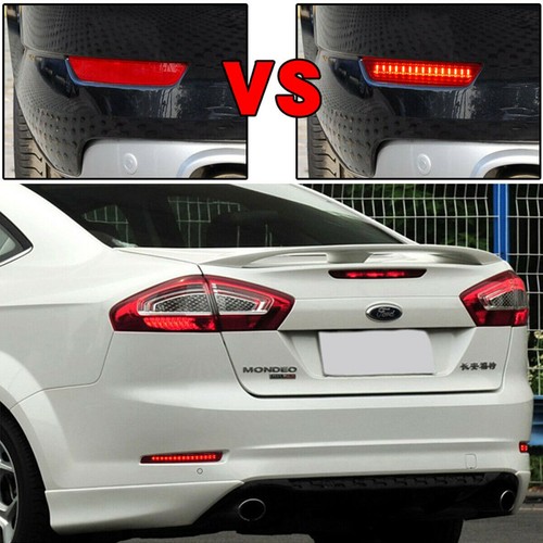LED Rear Bumper Reflector Fog Brake Turn Indicator Lights For Ford Fusion 11-13 - Picture 4 of 5