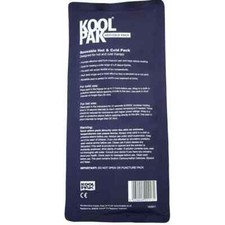 Koolpak Large Luxury Reusable Hot Cold Pack First Aid Plain Relief 12 x 29cm
