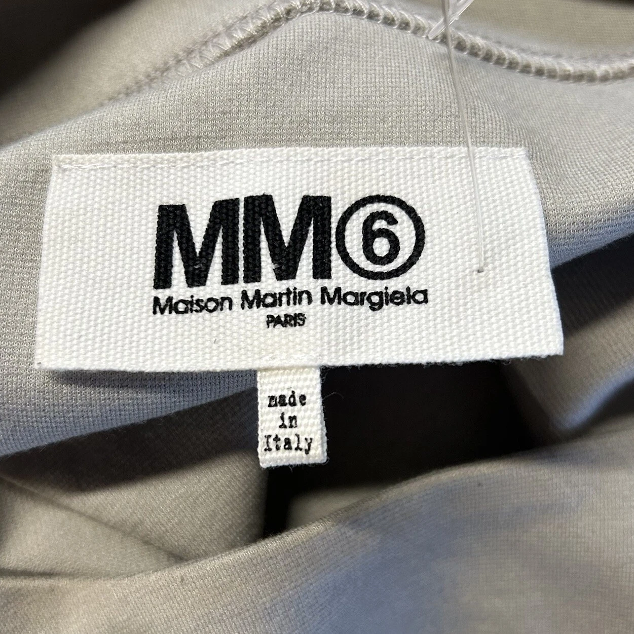 Abito Maison Margiela MM6 grigio tunica abito smock taglia media