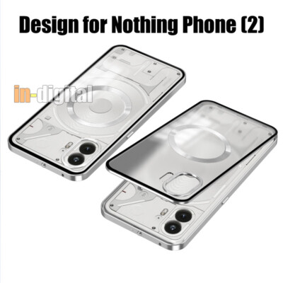 Magnetische Schnalle Metal Handyhülle für Nothing Phone (2a) 2 Schutzhülle Case*