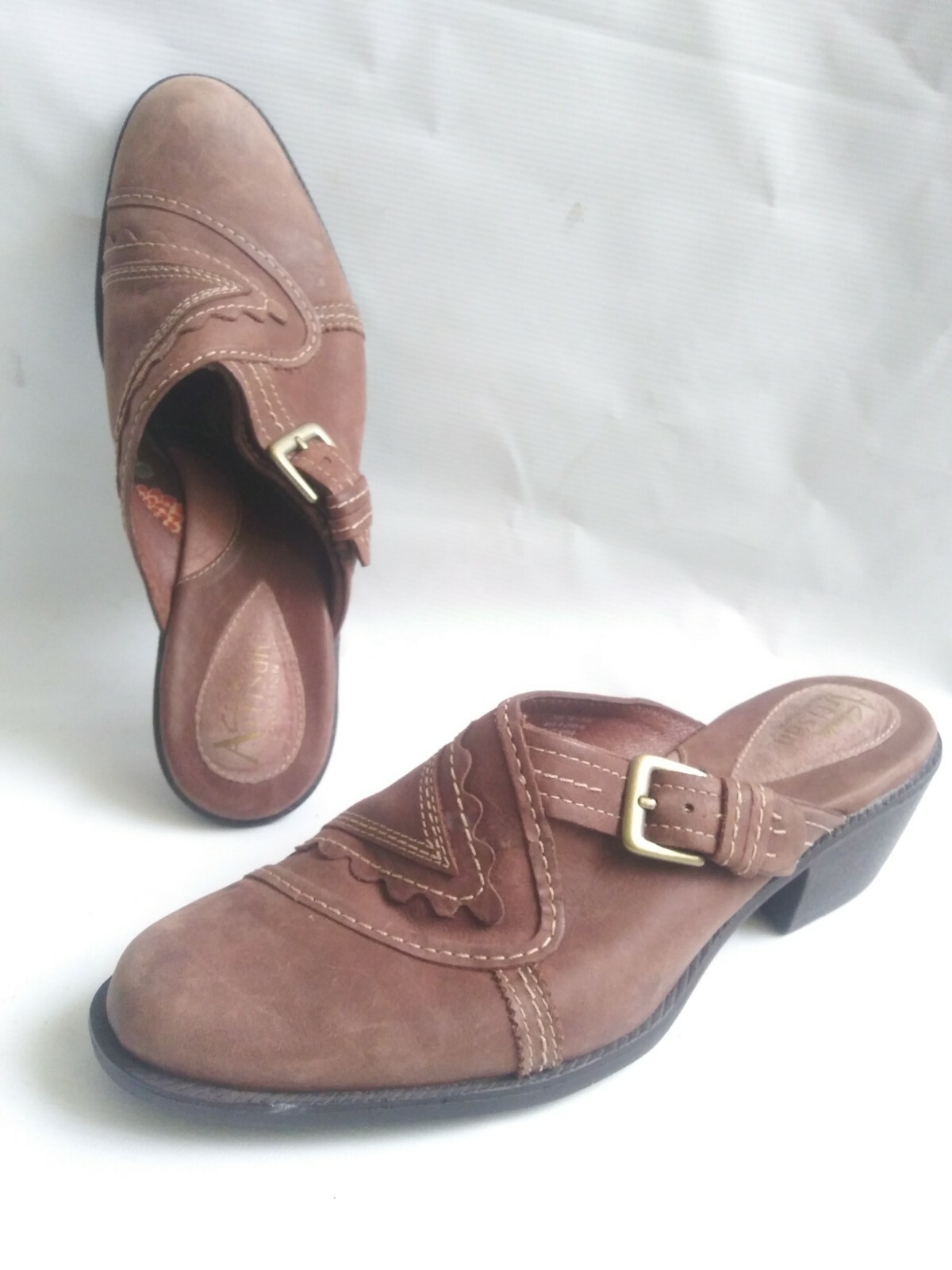 Mules Clarks Artisan - Noir - Cuir - Taille 9 Medium - Occasion - État Correct