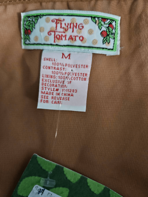 コットン Flying Tomato tan/green dress. New. Size M. | eBay
