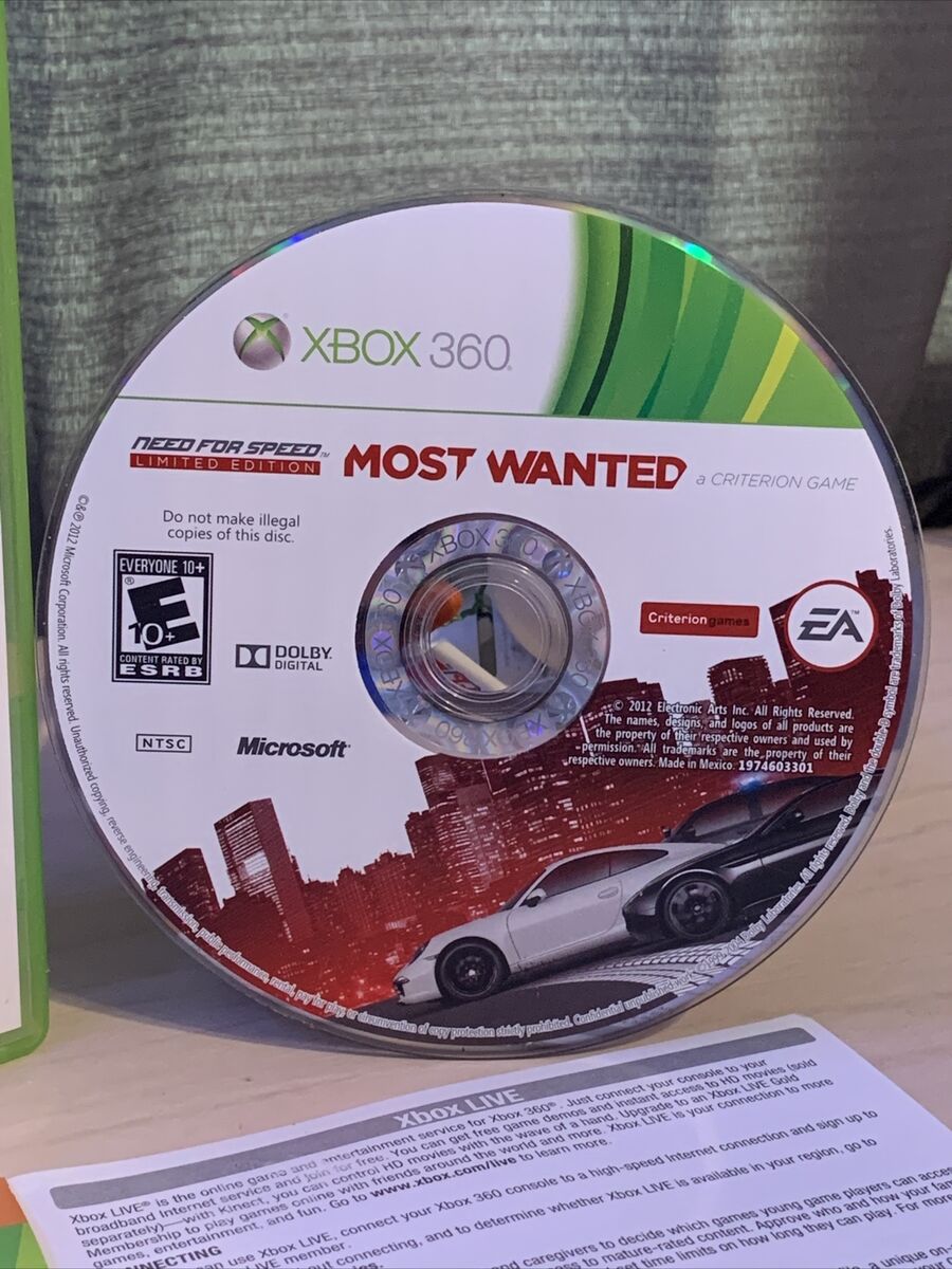 Need for Speed games (Microsoft Xbox 360) 360 TESTED