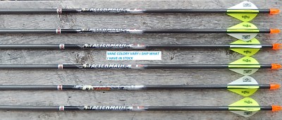 AFTERMATH ARROWS FLETCHED WITH BLAZER  2 DZ,