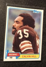 1981 Topps #398 Calvin Hill Cleveland Browns