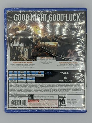 Dying Light - PS4 Playstation 4 - BRAND NEW - FACTORY SEALED