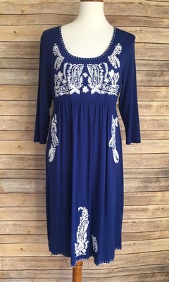 chelsea and theodore embroidered dress