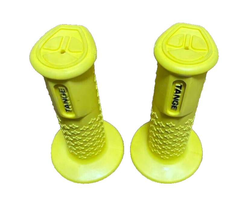 Unused] Vintage TANGE Grips SK-115 Yellow Made in Japan Old School