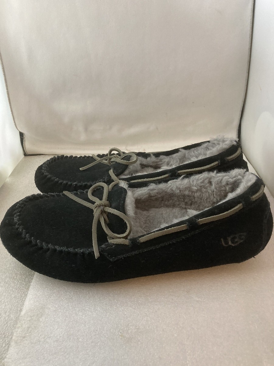 UGG Men’s Black Suede Moccasin Slip-On Loafers UGG Men main image 2