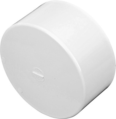 NDS 6P06 PVC S&D Cap, 6-Inch, Makes Solvent-Weld Connections, for Use with 6-Inc