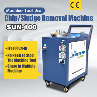 Pneumatic CNC Cutting Fluid Purification Circulation Machine Water Tank Cleaning