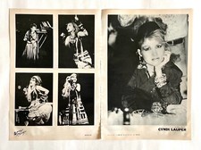CYNDI LAUPER JAPAN MUSIC LIFE MAGAZINE CLIPPINGS 1984 Z23