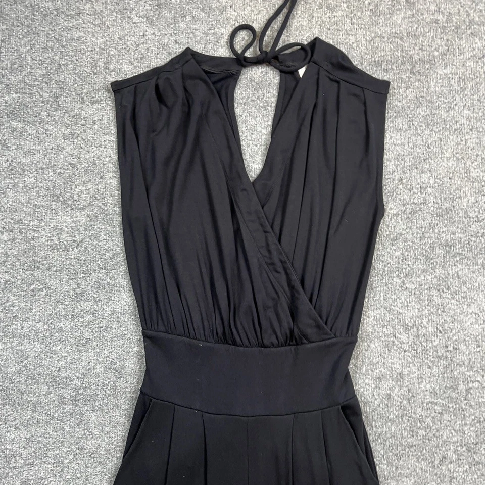 Mono Cabi Mujer Extra Pequeño Negro Downtown Halter Corbata Cruzada Cintura Calzoncillos Foto 4 de 4