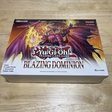Yu-Gi-Oh Blazing Dominion Box - 1st Edition - Factory Sealed - 4 Packs  Token