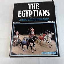 The Egyptians Atlantic Box 1503 Cavalry Chariots Ho Scale Made In Italy