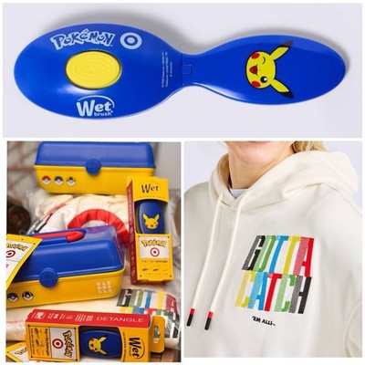 Get All 3! Lot- Adult Hooded Sweatshirt - Pokémon x Target Brush, & Caboodle