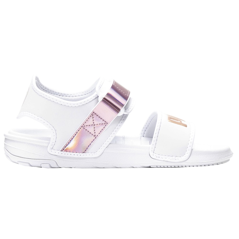 PUMA Softride Backstrap  Youth Girls Size 7 M Casual Sandals 384268-02