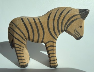 Ostheimer Wooden Zebra Toy Made In Germany European Alder & Maple Hardwood