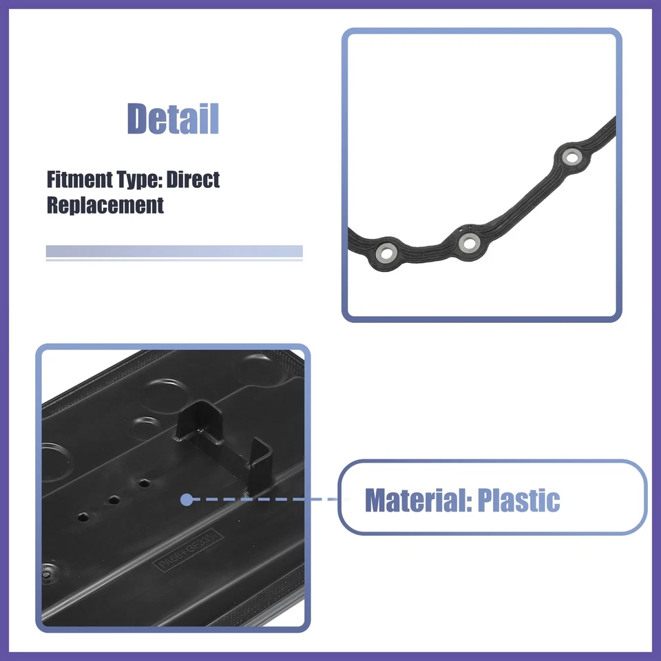 1Set Auto Transmission Filter Oil Pan Gasket Kit for Chevrolet Silverado - Image 4 of 4