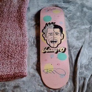 💎💎Limited Edition Johnny-O SkateBoard Deck Knoxville & Steve-O Autographed💎💎