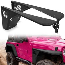 2pcs Front Fender Flat Flares For 1997-2006 Jeep Wrangler Tj 2004-2006 Lj 24d 2pcs Front Fender Flat Flares For 1997-2006 Jeep Wrangler Tj 2004-2006 Lj 24d