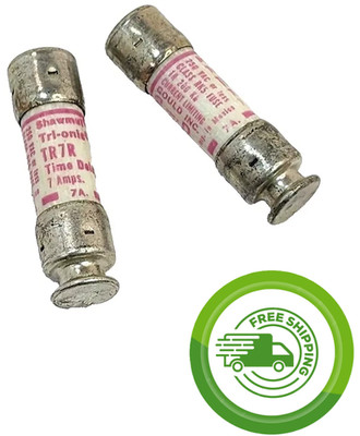 (2x) 7A - 250VAC / DC - Time Delay Current Limiting Fuse  Gould Shawmut TR7R