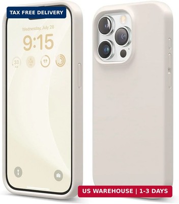 elago Compatible with iPhone 15 Pro Case, Liquid Silicone Case, Full Body Protec