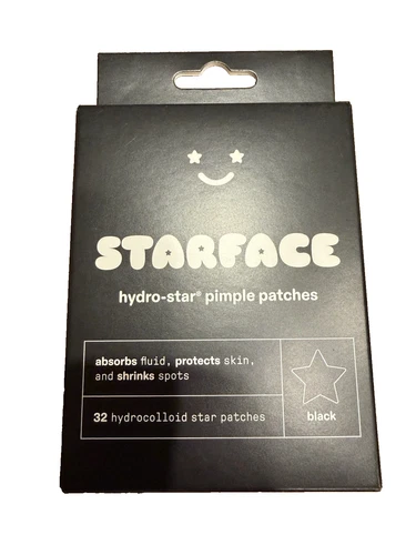 Starface World Black Star 32 Hydrocolloid Pimple Patches Black box Exp 12/26