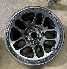 96329 19-24 Jeep Wrangler Oe Used Wheel No Bead-lock Black 17x8 68361859