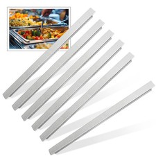 6 Pcs Stainless Steel Adaptor 12 Inch Metal Table Adapter Bar Long Divider fo...